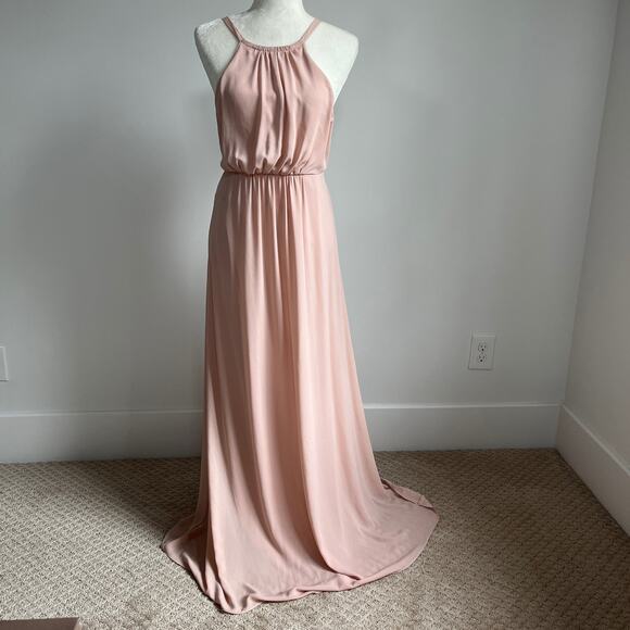 Show Me Your MuMu Amanda Maxi Dress Blush - Picture 2 of 10